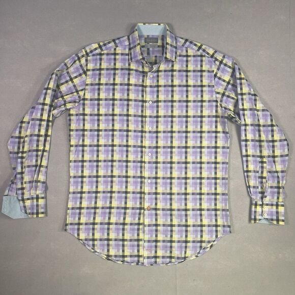 Ted Baker Other - Ted Baker Dress Shirt Men Medium Casual Flip Cuff Street Wear Long Sleeve‎